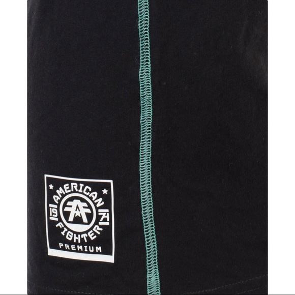 American Fighter Mens Long Sleeve Shirt ABRAHAM Premium Athletic Black S-3XL - Picture 11 of 13